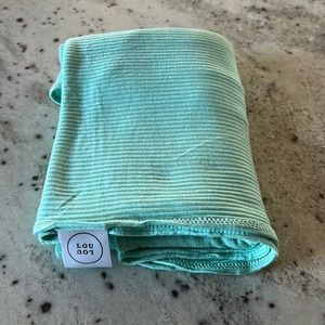Tiffany blue Lou lou and company swaddle blanket